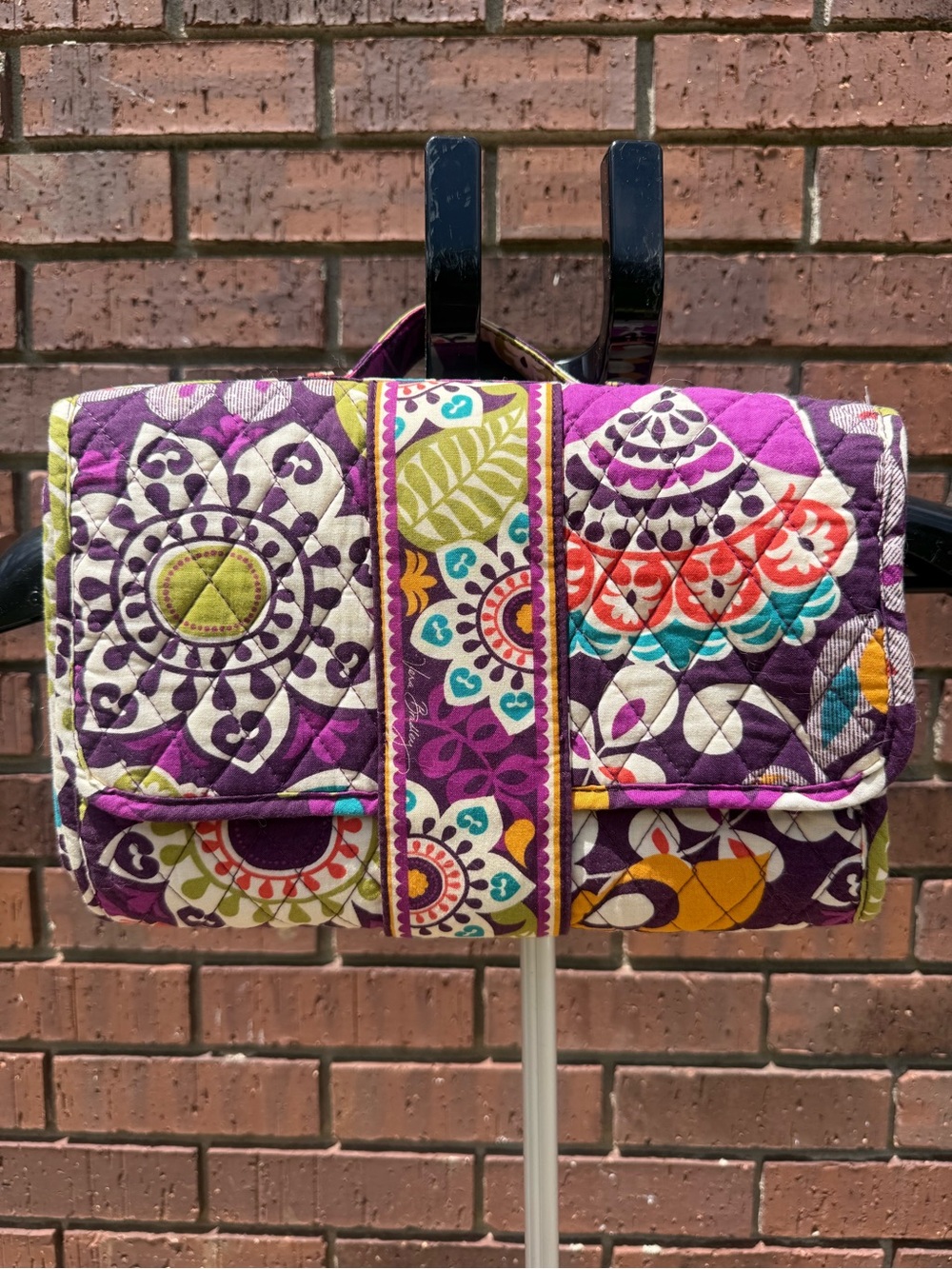 Vera Bradley Changing Pad Clutch Plum Crazy Infant Baby Diaper Mat Retired NWOT